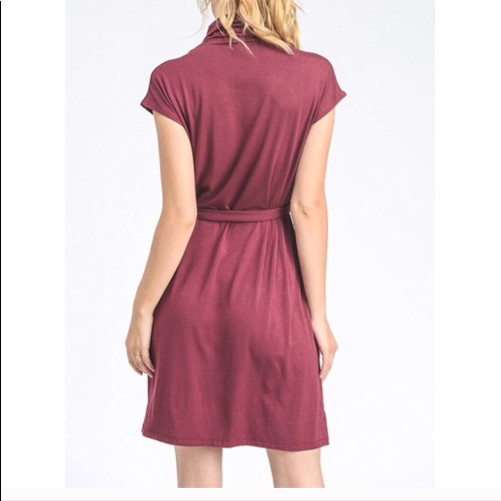 Last One! Mock Neck Modal Dress 2/$20 - Picture 3 of 6